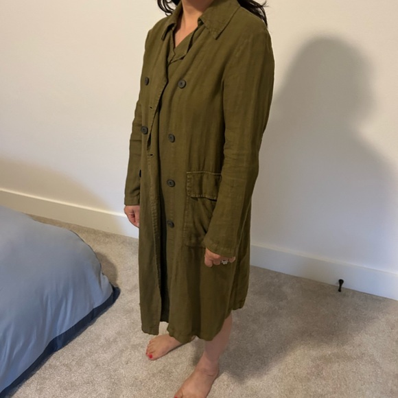 Zara Jackets Coats Zara Khaki Trench Coat For Women Linen Size S Zara Jackets Coats Zara Khaki Trench Coat For Women Linen Size S